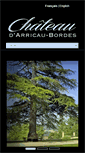 Mobile Screenshot of chateauarricaubordes.com